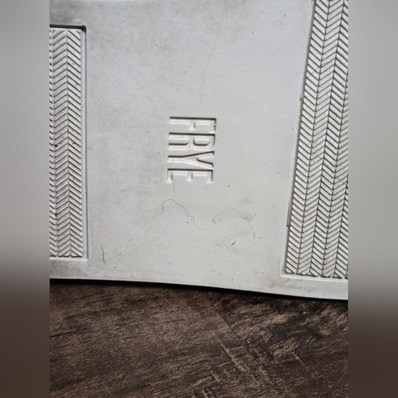 Frye Ivy Low Lace Sneakers in Blush Pink Leather Size 9 Pre-Owned - Picture 10 of 14